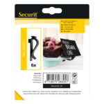 Supporti clip per targhette - Securit - set 6 pezzi - immagine 4