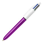 Penna 4 colori Shine - colori assortiti - Bic - expo 20 pezzi - immagine 2