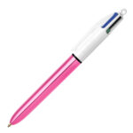 Penna 4 colori Shine - colori assortiti - Bic - expo 20 pezzi - immagine 3