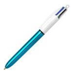 Penna 4 colori Shine - colori assortiti - Bic - expo 20 pezzi - immagine 4