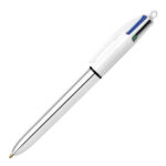 Penna 4 colori Shine - colori assortiti - Bic - expo 20 pezzi - immagine 5