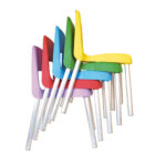Sedia per bambini Piuma - H 31 cm - rosso - CWR - immagine 2
