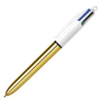 Penna a sfera scatto multifunzione 4 Colours Shine - punta 1,0 mm - fusto colori assortiti - Bic - conf. 12 pezzi - immagine 6