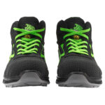Calzatura di sicurezza Hard S3 SRC - pelle idrorepellente - numero 40 - grigio scuro/verde - U-Power - immagine 2