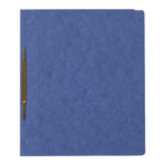 Cartellina semplice con pressino- 265 gr - A4 - cartone pressato - blu - Pagna - immagine 3