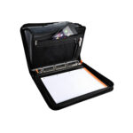 Conferenziere con meccaniscmo Exafolder - PP - 4 anelli 30 mm - nero - Exacompta - immagine 2