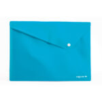 Busta con bottone - 33 x 24,5 cm - PP - colori assortiti - Colorosa - conf. 6 pezzi - immagine 2