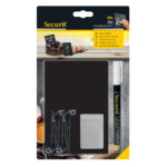 Targhette - 10,5 x 15 cm (A6) - nero - Securit - set 20 pezzi - immagine 2