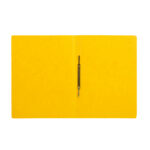 Cartellina semplice con pressino- 265 gr - A4 - cartone pressato - giallo - Pagna - immagine 2