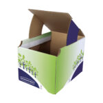 Cestino riciclo - 24,8 x 23,5 x 31,4 cm - verde/blu - Fellowes - immagine 2