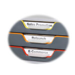 Cassettiera Varicolor portamonitor - 28 x 9,5 x 35,6 cm - 3 cassetti - Durable - immagine 4