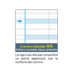 Maxiquaderno Linea Blu One Color - A4 - rigo di 1a - 18 + 1 fogli - 100gr - Blasetti - immagine 3
