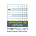 Maxiquaderno Linea Blu One Color - A4 - 5 mm+ - 18 + 1 fogli - 100gr - Blasetti - immagine 3