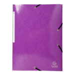 Cartella 3 lembi con elastico angolare Iderama - A4 - dorso 3,5cm - 10 colori assortiti - Exacompta - immagine 3