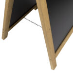 Lavagna Sandwich Nature - 131 x 72,7 x 72 cm - legno naturale - Securit - immagine 2