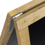Lavagna Sandwich Nature - 131 x 72,7 x 72 cm - legno naturale - Securit - immagine 3