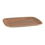 Vassoio antiscivolo - in legno frassino - 28 x 20 cm - Perfetto - immagine 2