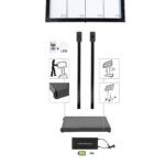 Base per espositore per esterni a LED 8 x A4 - Securit - immagine 2