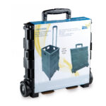 Carrello pieghevole con cassa in plastica - portata max 25 kg - X-Robust - immagine 2