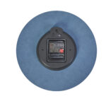 Orologio da parete HorMilena - diametro 30 cm - blu/legno - Alba - immagine 3