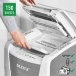 Distruggidocumenti Autofeed 150 P4 IQ - a frammenti - Leitz - immagine 3