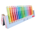 Evidenziatore Swing Cool Pastel - punta a scalpello - tratto 1 - 4 mm - colori assortiti - Stabilo - deskset 18 pezzi - immagine 2