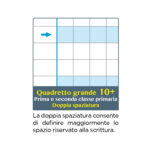 Maxiquaderno Linea Blu One Color - A4 - 10 mm+ - 18 + 1 fogli - 100gr - Blasetti - immagine 3