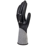 Guanti antitaglio Venicut D04 - maglia deltanocut - palmo in doppio nitrile - taglia 10 - nero - Deltaplus - immagine 2