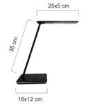 Lampada Linka - a led - 6,4 W - nero - Unilux - immagine 2