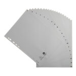Intercalare alfabetico - PP riciclato - A4 - A-Z - grigio - Exacompta - immagine 2