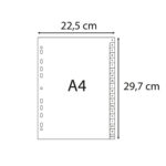 Intercalare alfabetico - PP riciclato - A4 - A-Z - grigio - Exacompta - immagine 3