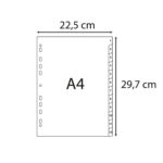 Intercalare numerico - PP riciclato - A4 - 12 tasti - grigio - Exacompta - immagine 3