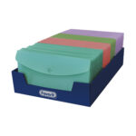 Busta con bottone Pastel - 9,9 x 21 cm - PP - colori assortiti - Favorit - immagine 2