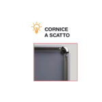 Cornice a scatto ST - autoportante - bifacciale - 7 x 100 cm - immagine 2