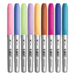 Marcatore permanente Intensity - punta tonda - colori assortiti - Bic - 24 pezzi - immagine 3