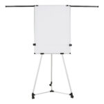 Portablocco magnetico Earth Kyoto - 70 x 100 cm - con base mobile, kit rotolo e bracci estensibili - Bi-Office - immagine 4