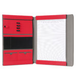 Portablocco Meet - con alette magnetiche - 31 x 25 x 1,4 cm - rosso - In Tempo - immagine 2