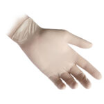 Guanti in lattice R46 - s/polvere - tg L - bianco - Reflexx - conf. 100 pezzi - immagine 2