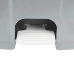 Contenitore mobile Ecoconti - a pedale - 80 L - plastica riciclata - grigio - Medial - immagine 3