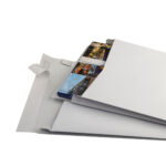 Buste a sacco Securitex - con soffietti - C4 - 22,9 x 32,4 x 3,8 cm - 130 gr - bianco - Bong Packaging - conf. 100 pezzi - immagine 3