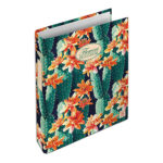 Raccoglitore Nature Flowers - A5 - 4 anelli da 30mm - dorso 3 cm - Pigna - immagine 3