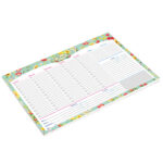 Desk planner Nature Flowers - da scrivania - 42 x 29,5 cm - Pigna - immagine 3