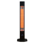Stufa a torre Hot Tagon - con timer - 2000 W - 31 x 24,5 x 114 cm - nero - CFG - immagine 2