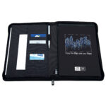 Portablocco Flap - tessuto - nero - A4 - City Time - immagine 2