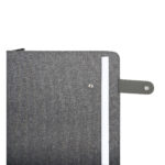 Portablocco Flap - tessuto - grigio - A4 - City Time - immagine 2
