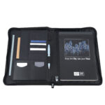 Portablocco Dual - tessuto - blu - A4 - City Time - immagine 2