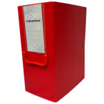 Scatola archivio con maniglia - dorso 16 cm - 25 x 35 cm - rosso - Starline - immagine 2