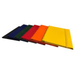 Cartella 3 lembi con elastico piatto - A4 - dorso variabile - giallo - Starline - immagine 2