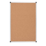 Lavagna - 60 x90 cm - superficie in sughero - cornice in alluminio - Starline - immagine 2