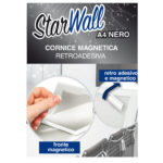 Cornice magnetica retroadesiva Starwall - A4 - nero - Starline - immagine 2